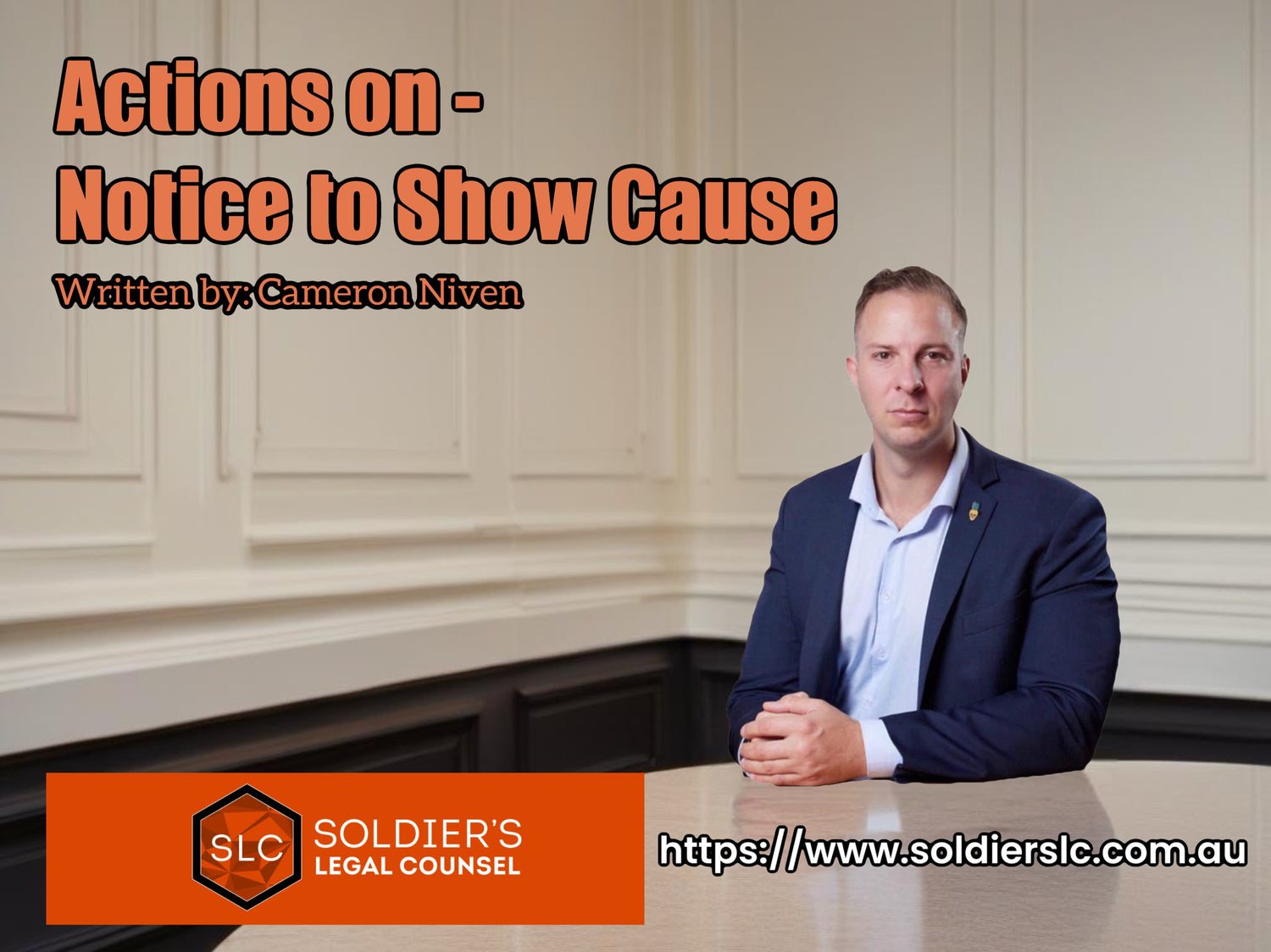Hot tips for young players: Actions On – Notice to Show Cause