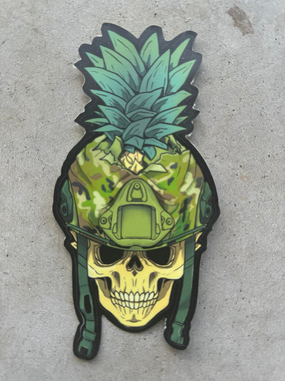 TPE Pineapple Skull W/Helmet