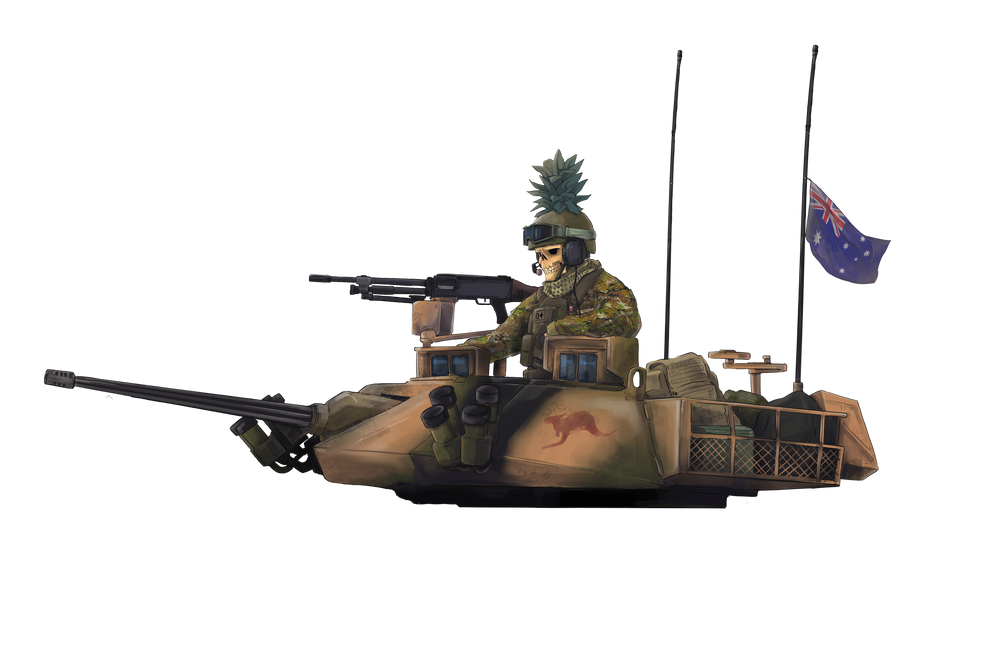 ASLAV Turret Sticker